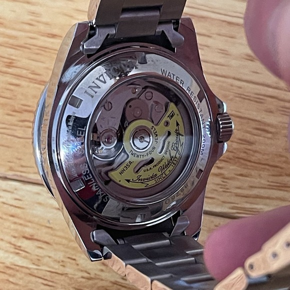 Invicta Pro Diver 8926 Automatic Wrist Watch Steel Black Dial Submariner Style - Picture 5 of 5